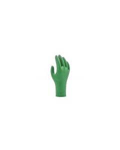 XL 4-mil GREEN Biodegradable Disposable Nitrile Glove low-modulus (100/bx)