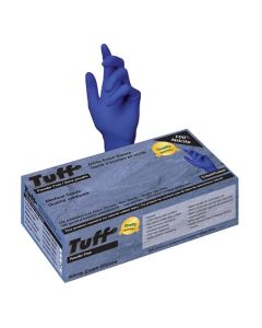 TUFF Blue Nitrile 5 Mil Medical Grade Powder Free Glove - COBALT MEDIUM