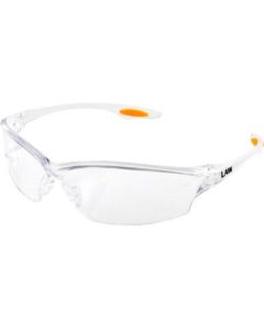 Safety Glasses- Clear Lens, Clear Frame, LAW Style