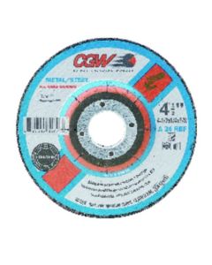 5 x 1/4 x 7/8" - Aluminum Oxide A24N - Depressed Center Wheel