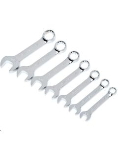 7Pc SAE Stubby Combination Wrench Set