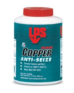 LPS Copper Anti-Seize, 1 lbs., Bottle, 1800°F (982°C) Max Temp.